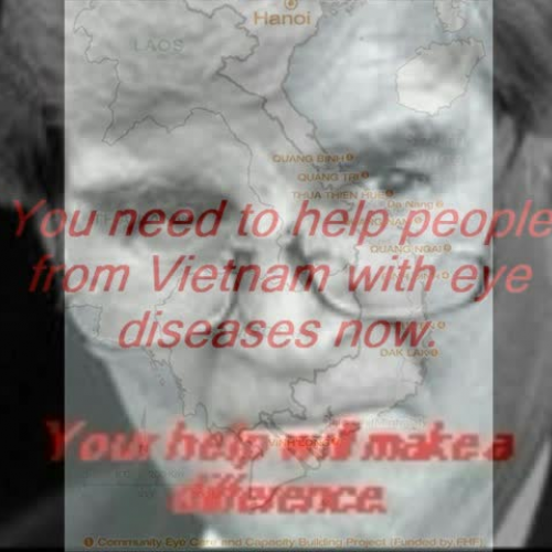 Chloe and Logans Fred Hollows Ad