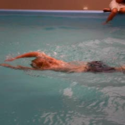 Matthew swimming