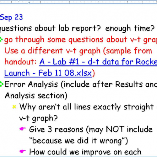 PHY 30S Class notes - Sep 23 08