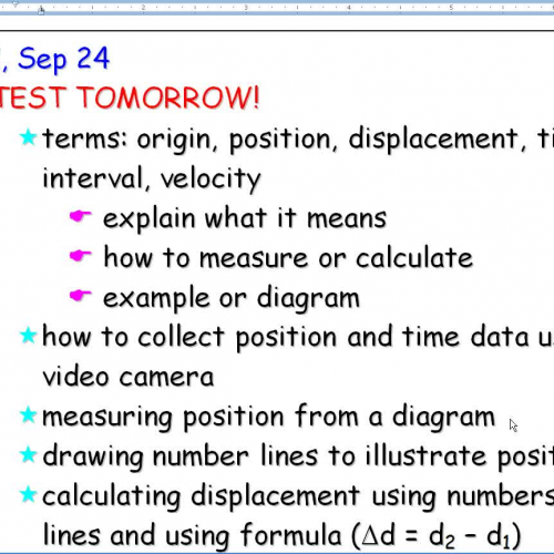 SCI 20F Class notes Sep 24 08