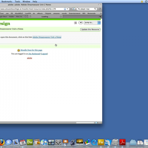 Using Adobe Reader for Adobe Dreamweaver Cour