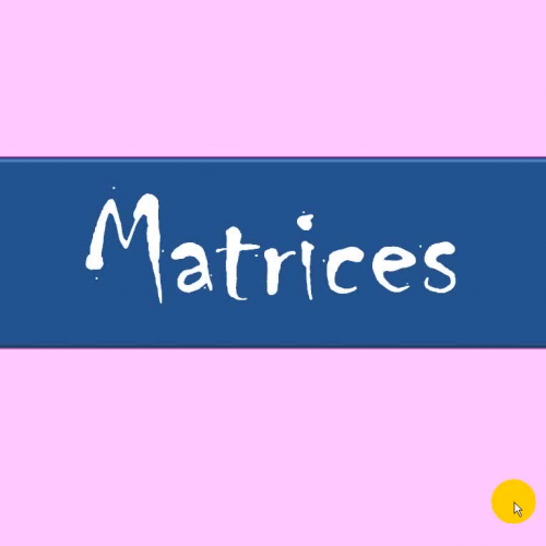 Applications Approach to Matrices