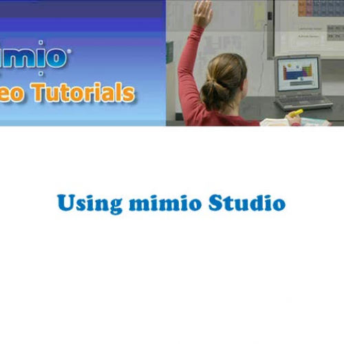 Using mimio Studio