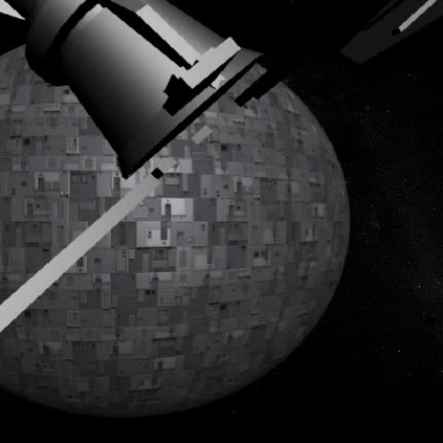 3D Studio Max Animation Tie Fighter Sample