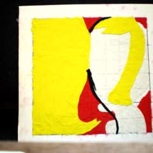 Roy Lichtenstein plasticine