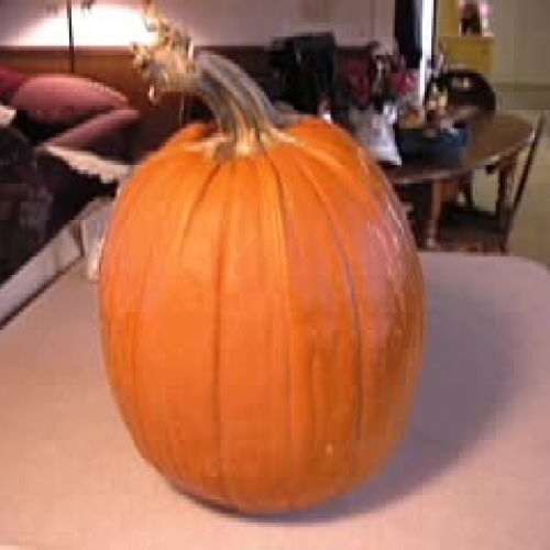 Carving a Halloween Pumpkin