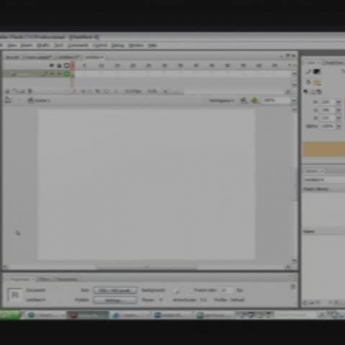 Illustration using line and pen in Flash CS3