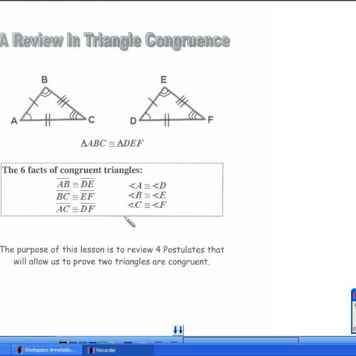 Triangle Congruences Part 1