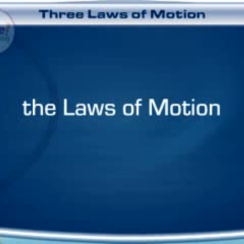 Three Laws of Motion