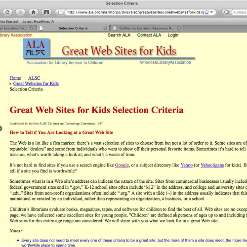 Evaluating Educational Websites