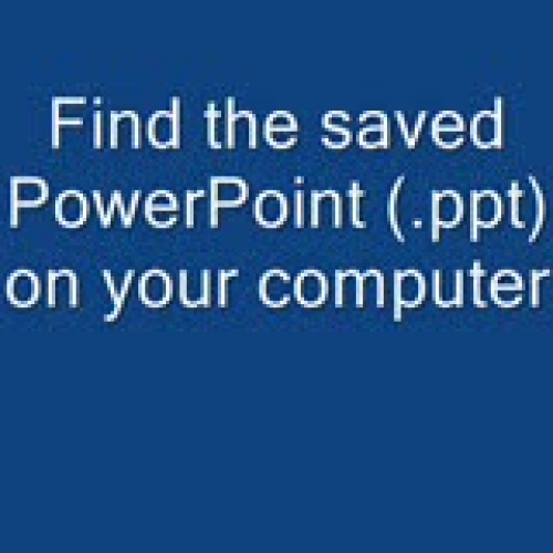 Part 1 Changing or converting PowerPoint to a