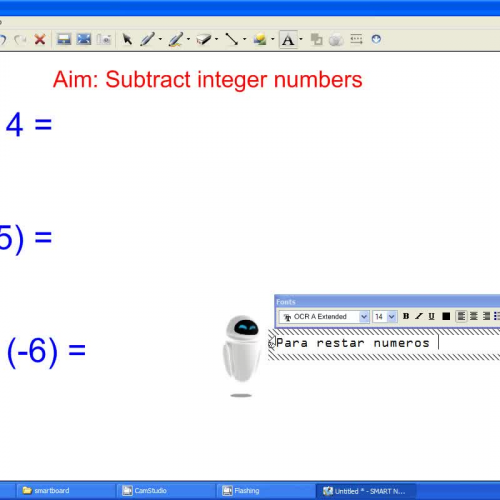 Subtracting Integer Numbers Basic Method