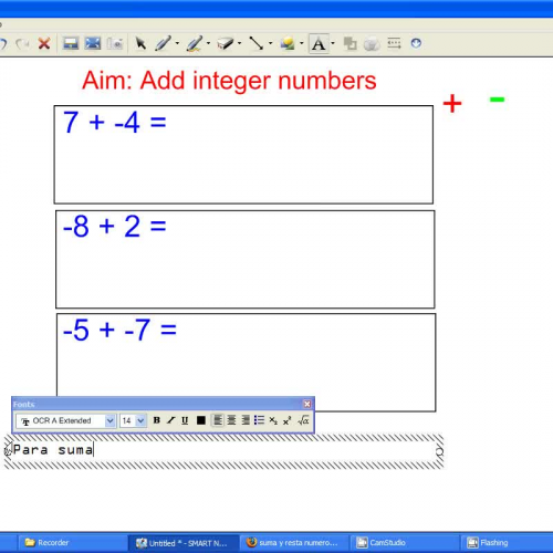 Adding integers cancel out method