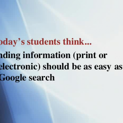 Com Cat Searching and Online Databases