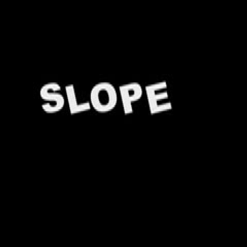 Introduction to slope.