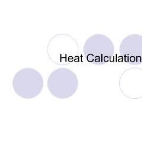 Heat Calculations