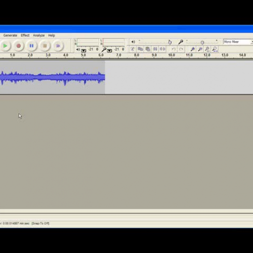 Audacity for Beginners B