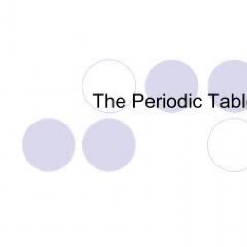 The Periodic Table