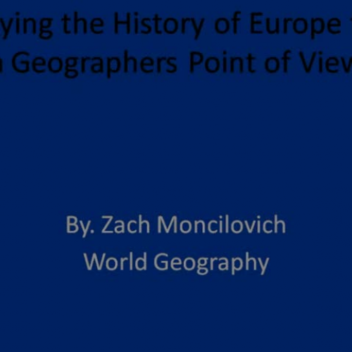 Studying the History of Europe 