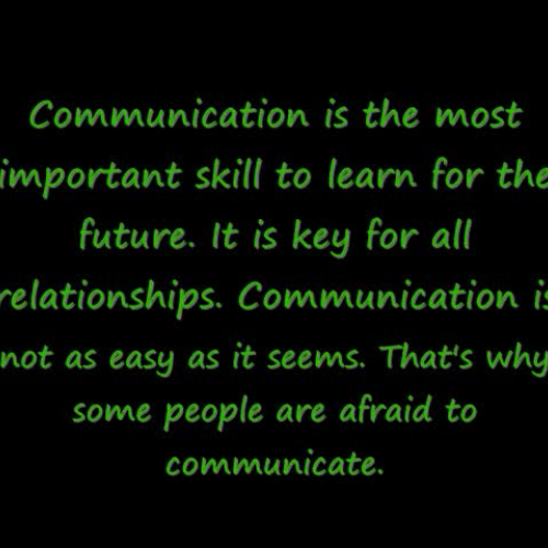 Youth Voices-Communication