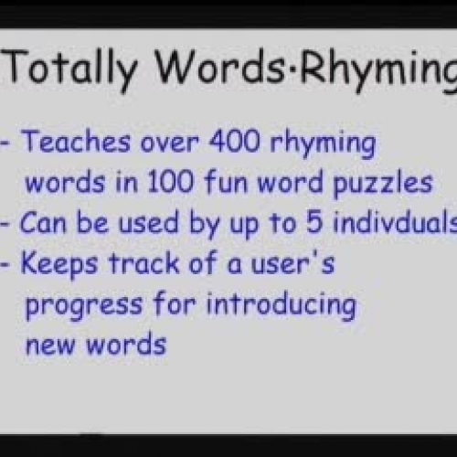 Rhyming Computer Program