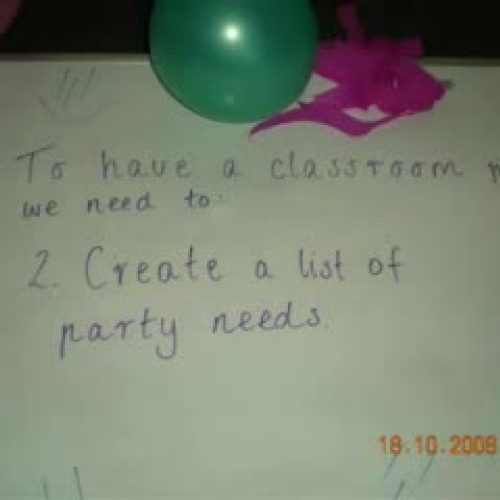 classroom  party ideas