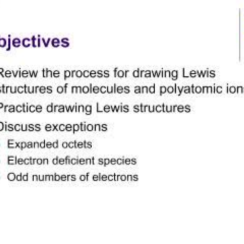 Lewis Diagrams