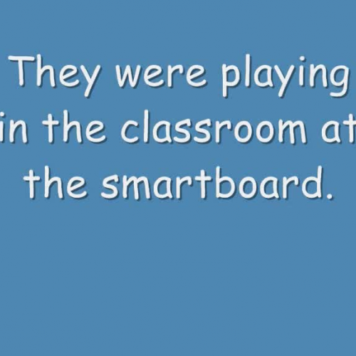 The girl and the boy