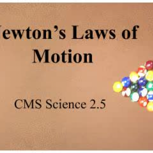 Newtons Laws of Motion   CMS Science 2.5