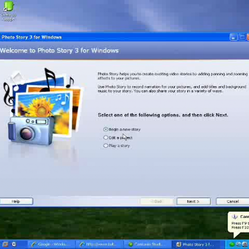 Photostory Tutorial