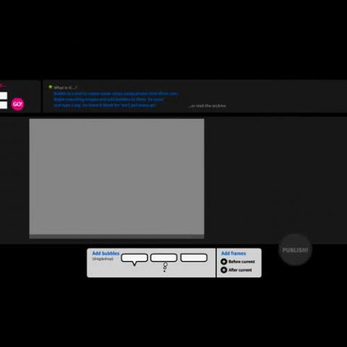 Creating Image sequences with Bubblr