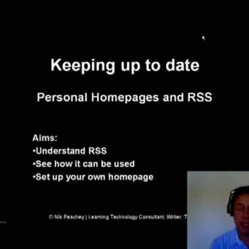 RSS and Personal Homepages