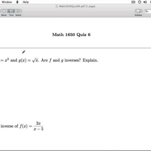 Math 1650 Quiz 06 Key