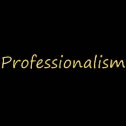 Professionalism