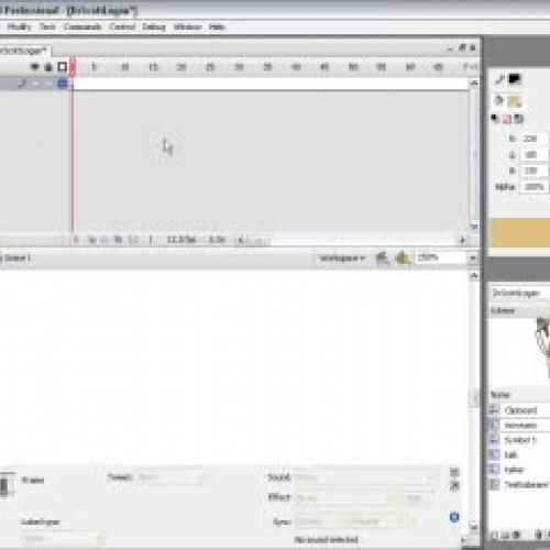 Creating a talk sequence in Flash CS3