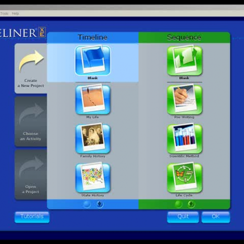 Creating a timeline with Timeliner XE