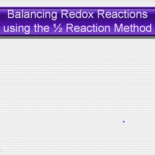 MGM AP Chemistry 2 Balancing Redox Acidic