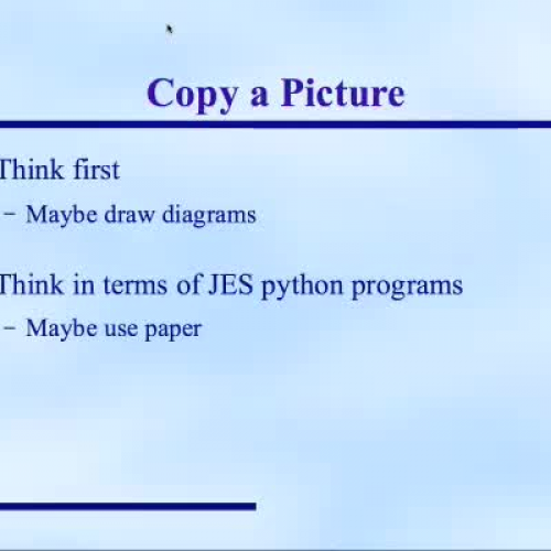 Copy Picture Algorithm