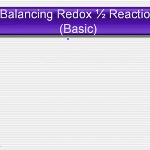 MGM AP Chemistry 2 Redox Basic