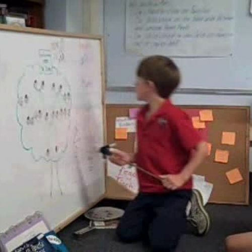 William presents his family tree