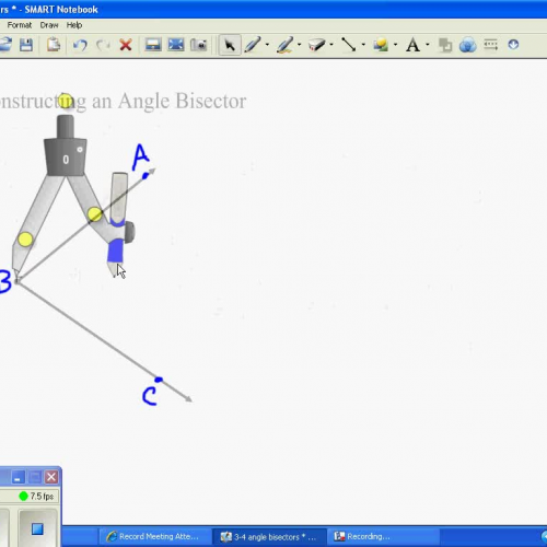 Constructing an Angle Bisector