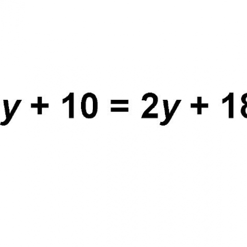 Solving An Equation with the Variable on Both