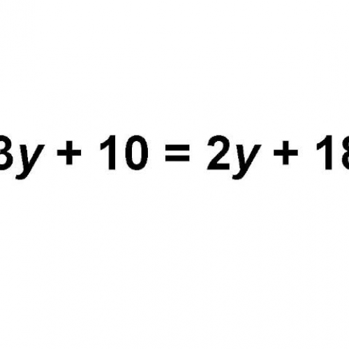 Solving An Equation with the Variable on Both