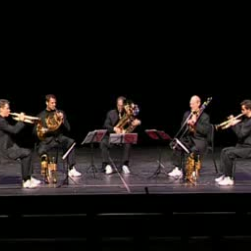 The Canadian Brass Playing Toccata and Fugue 