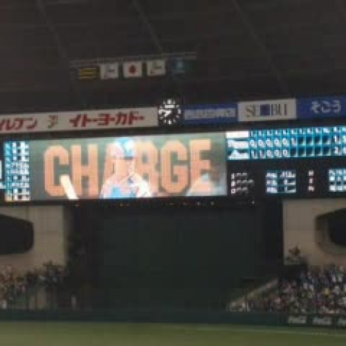 Baseball game in Japan