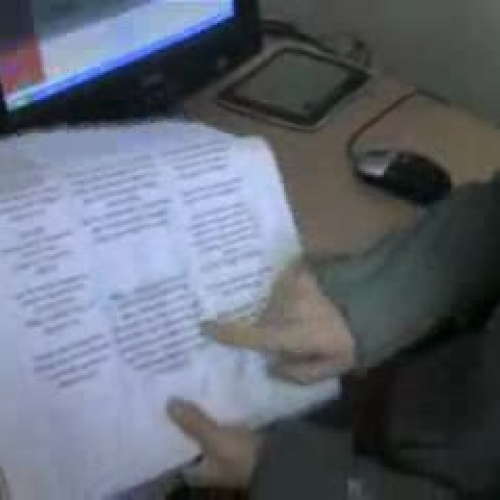 Children talk about their work