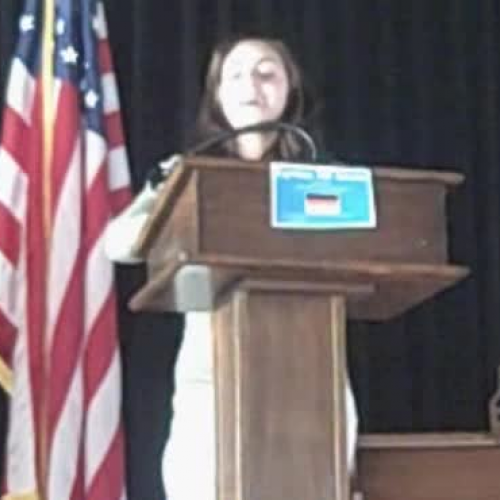 Arielle als Oberstufenpraesidentin