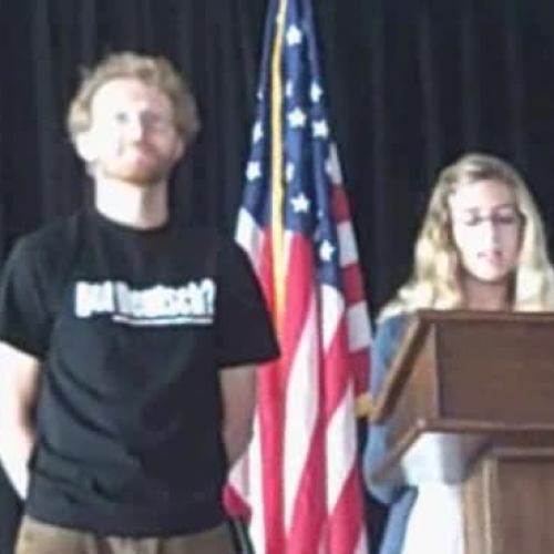 Christa als Oberstufenpraesidentin