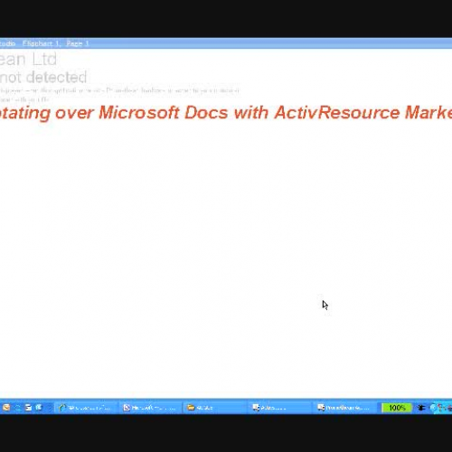 Annotate over Microsoft Docs with ActivResour
