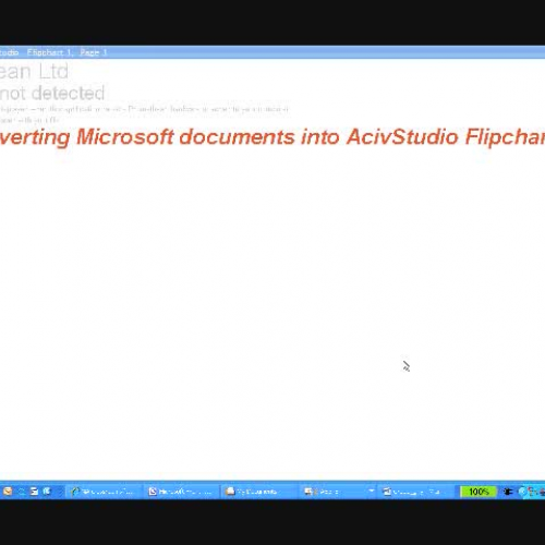 Converting Microsoft Docs into Flipcharts by 